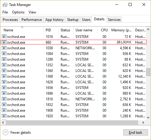 Hohe CPU-Auslastung durch svchost.exe (netsvcs) beheben