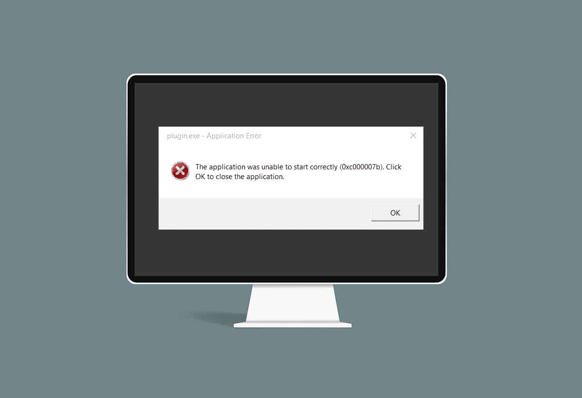 Correction de l'erreur 0xc00007b - L'application n'a pas pu démarrer correctement