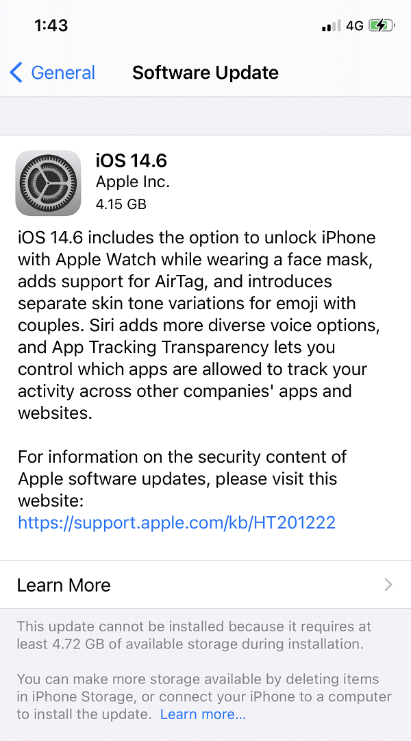 Software-Update iOS