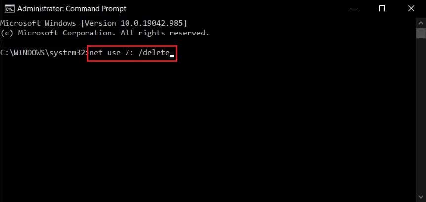 コマンドウィンドウで、次のコードを入力します