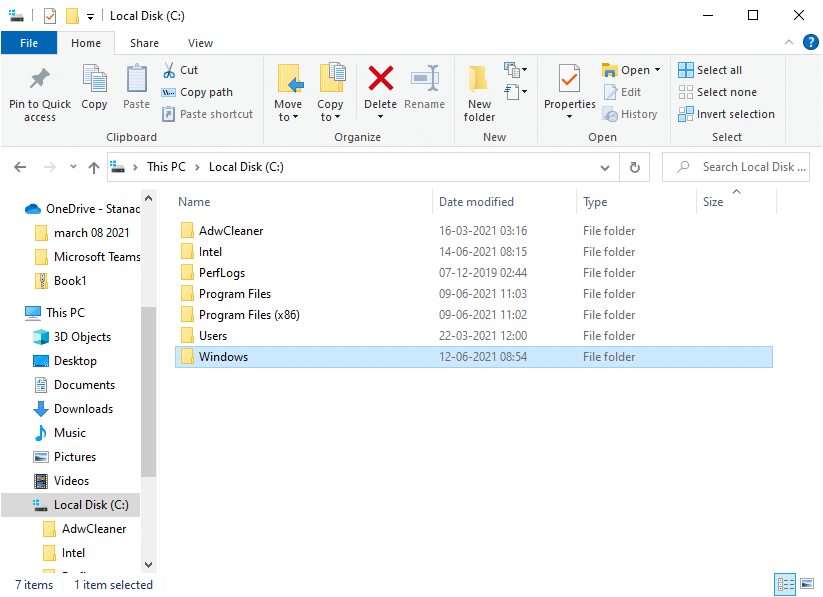 ここでは、下の図に示すようにWindowsをダブルクリックします| Windows10で一時ファイルを削除する方法