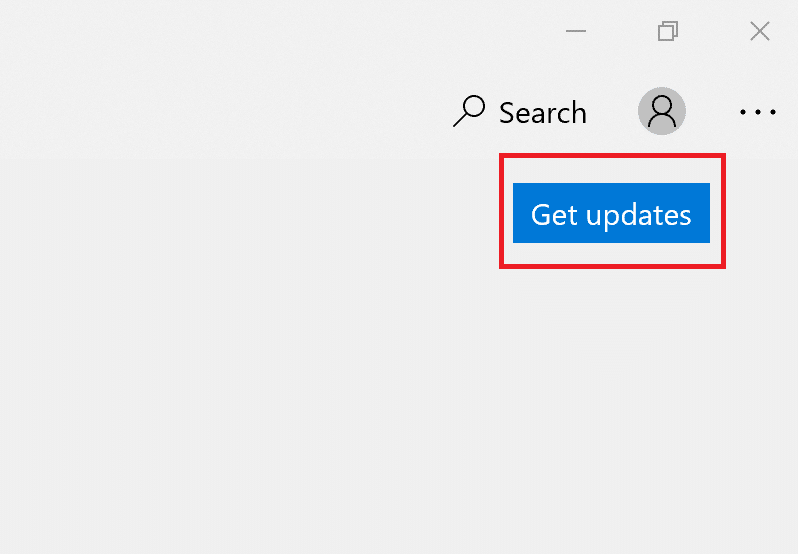 Mevcut güncellemeler olup olmadığını kontrol etmek için Güncellemeleri al'a tıklayın.