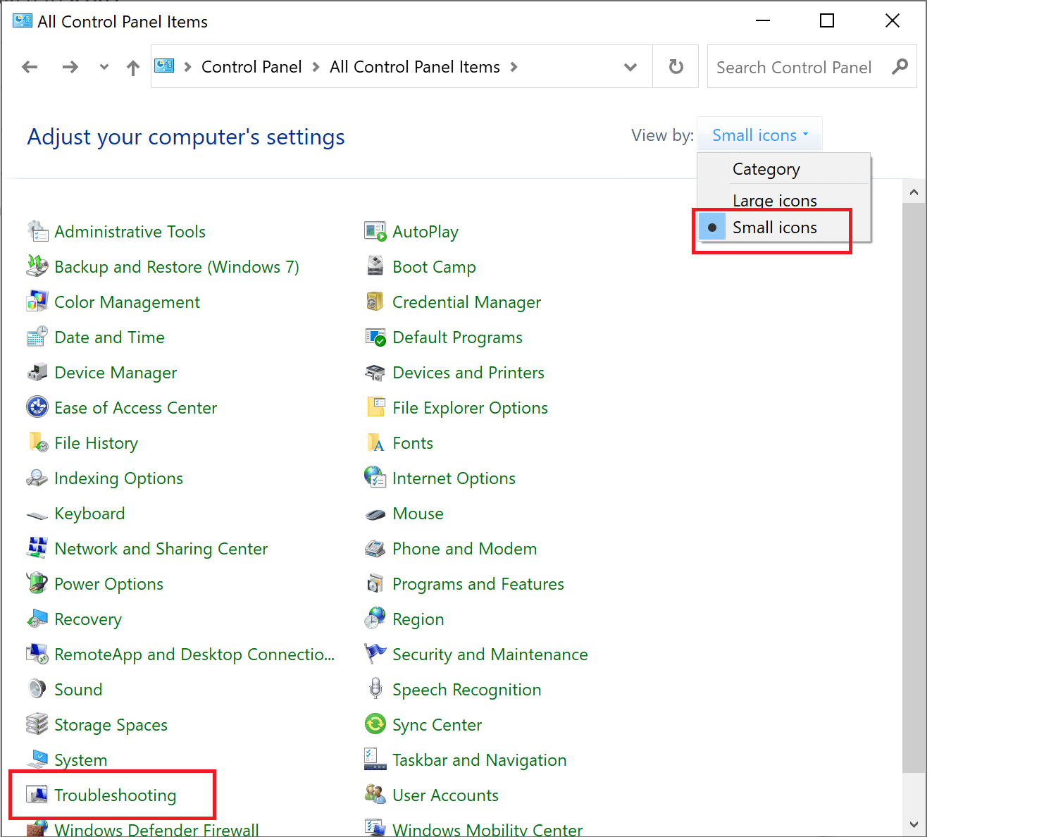 トラブルシューティング|をクリックします下の写真を参照してください。