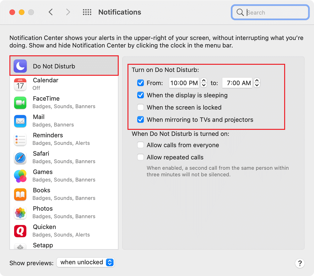 DNDを使用して不和の通知を一時停止します