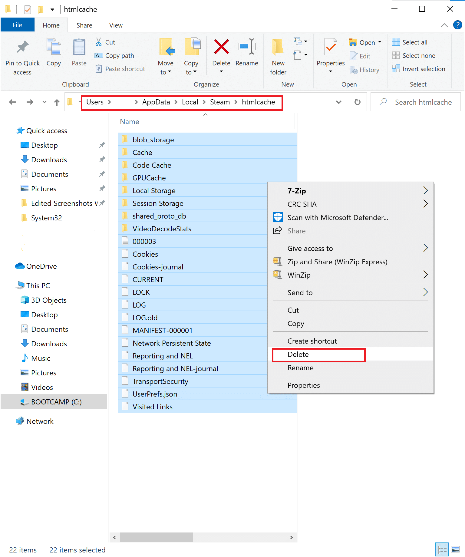 HTML Önbelleğini Kaldır