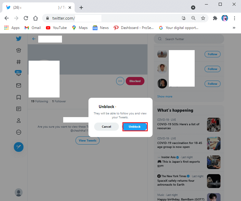 IOSデバイスで確認をクリックします