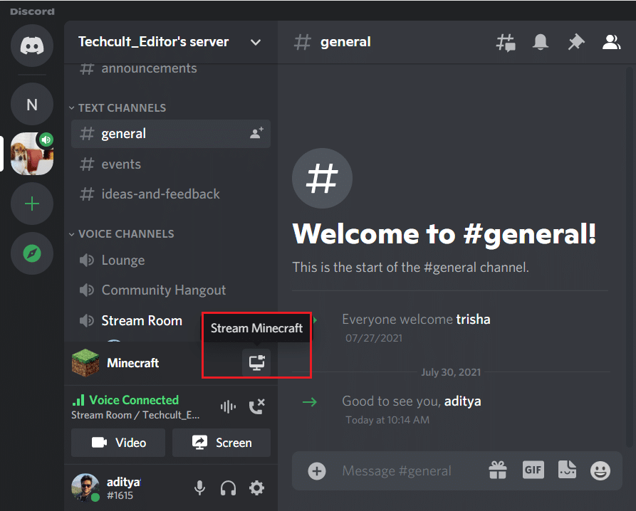 انقر على أيقونة البث بجوار هذه اللعبة
