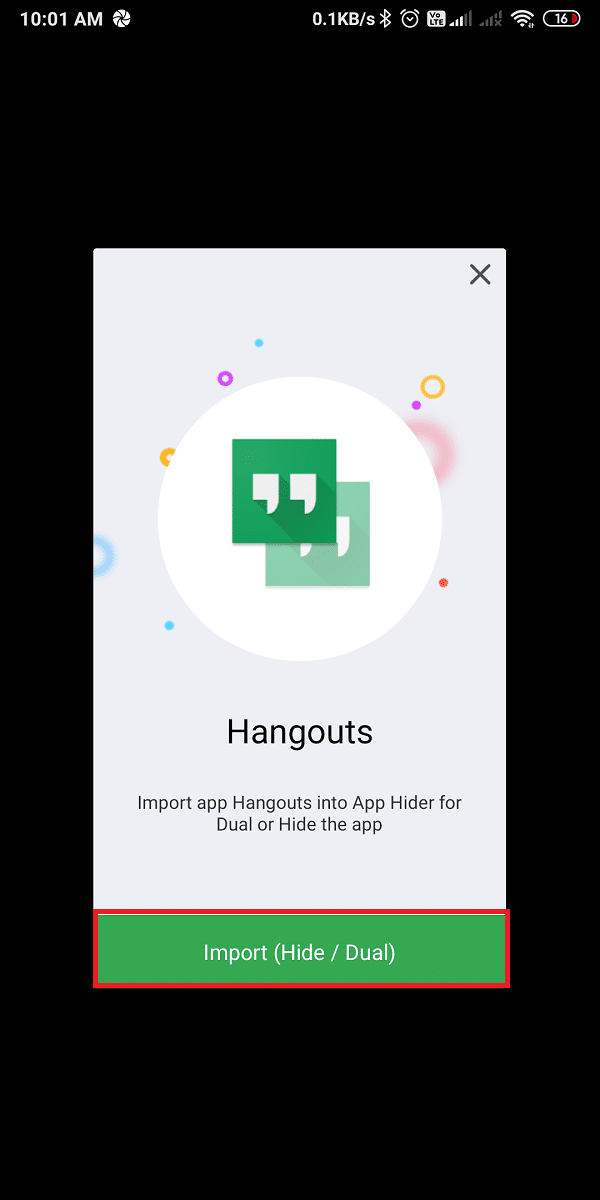 اضغط على استيراد (إخفاء / مزدوج). كيفية إخفاء التطبيقات على Android