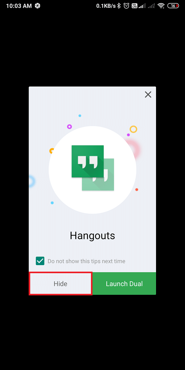非表示をタップします。 Androidでアプリを非表示にする方法