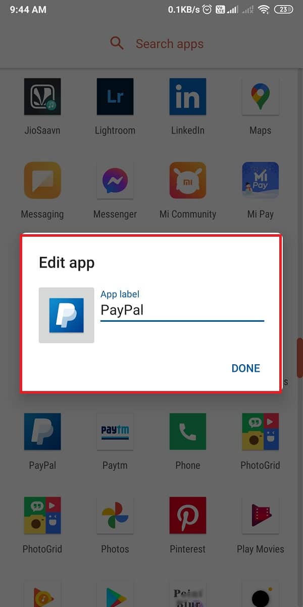 非表示にするアプリの名前とアイコンを変更できます。 Androidでアプリを非表示にする方法