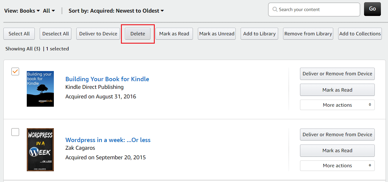 Görüntüleme sorunlarıyla karşılaştığınız uygulamayı veya E-kitabı silin