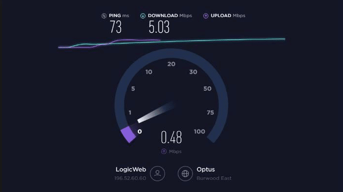 Speedtest kullanarak Ağın Hızını Kontrol Edin