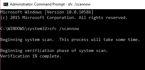 sfc scan now systemdateiprüfer