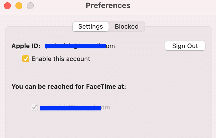 AppleIDまたは電話番号が有効になっていることを確認してください| MacでFaceTimeが機能しない問題を修正