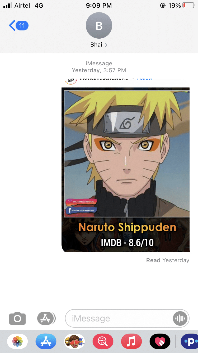 Her sohbete ayrı ayrı gidin ve ardından bir fotoğrafa veya videoya uzun basın