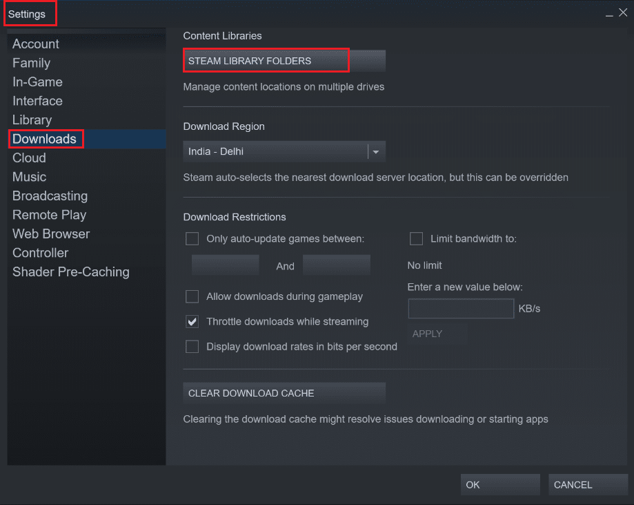 Steam İndirmeleri Steam Kitaplığı Klasörleri. Steam'in Oyun İndirmemesini Düzeltin