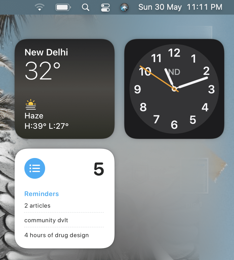 Sağa kaydırarak widget menüsünü başlatın. İmlecim neden Mac'ten kayboluyor?