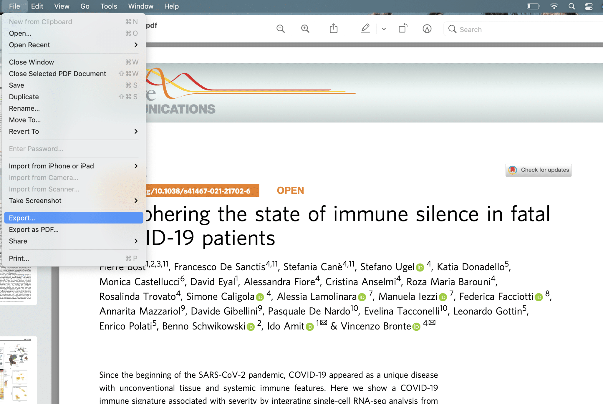 من شريط القائمة ، انقر فوق ملف. كيفية حماية مجلد بكلمة مرور في نظام التشغيل Mac