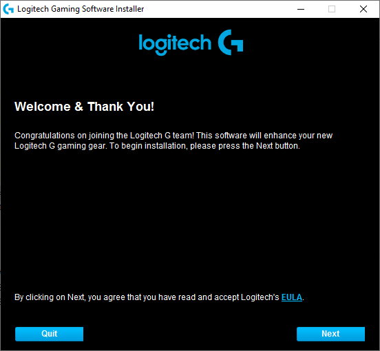 [マイダウンロード]に移動し、LGS_9.02.65_x64_Logitech（ダウンロードしたバージョンによって異なります）をダブルクリックして開きます。