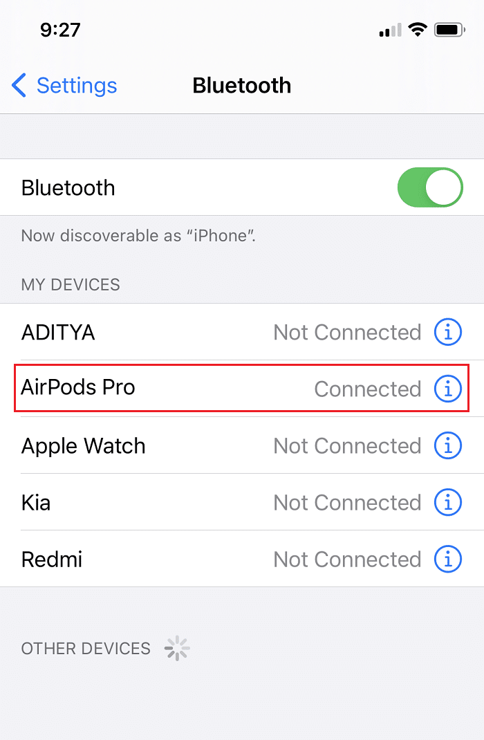 Bluetooth Cihazlarının Bağlantısını Kesin. AirPods Sıfırlanmıyor Sorunu Nasıl Onarılır