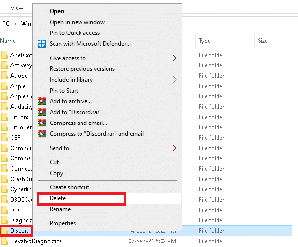 Yerel uygulama verilerinden discord klasörünü silin. Discord bildirimlerinin çalışmamasını düzeltin