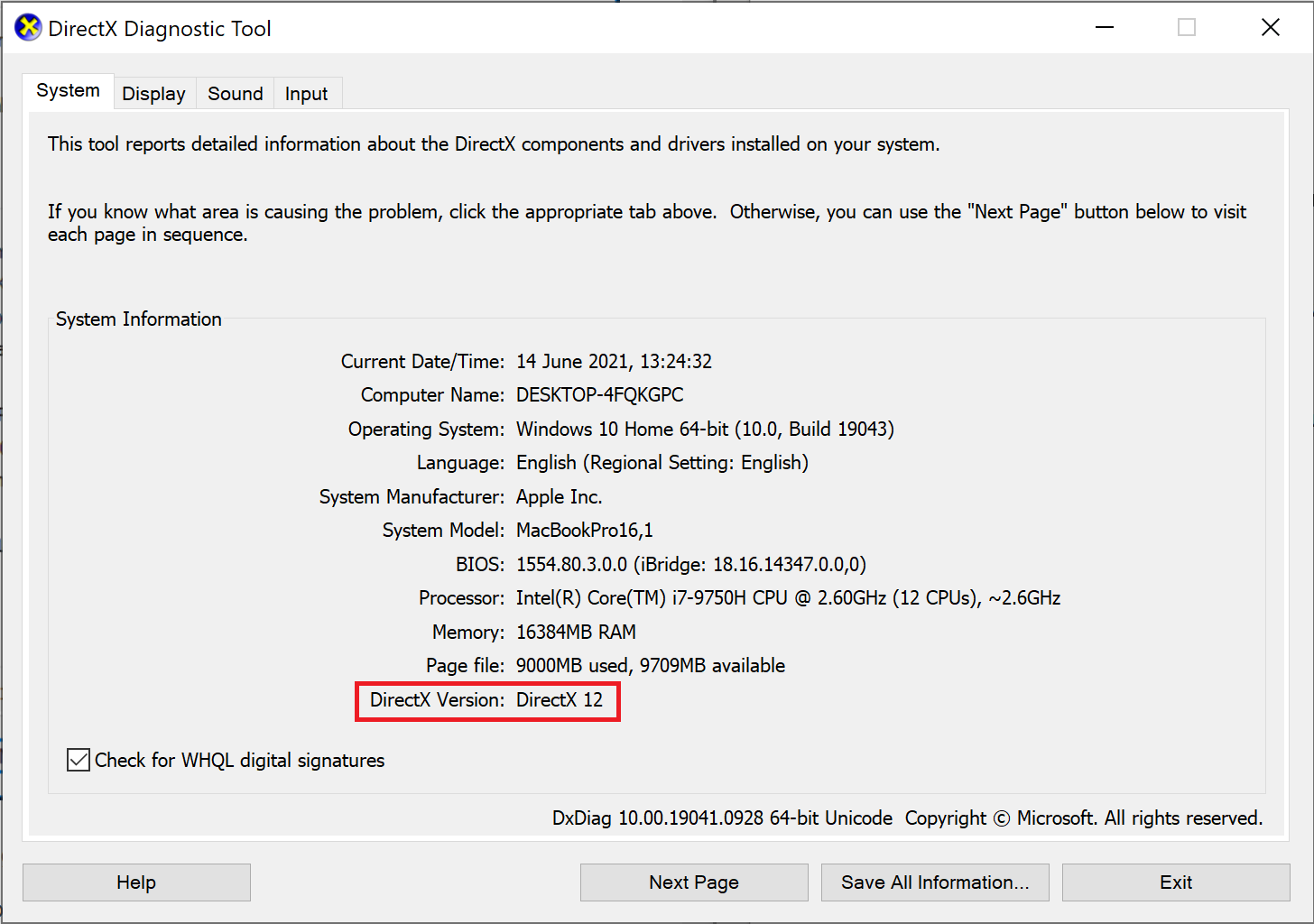 İndirmek için DirectX sürümünü kontrol edin. Oyun ve Performans için Windows 10 Nasıl Optimize Edilir?