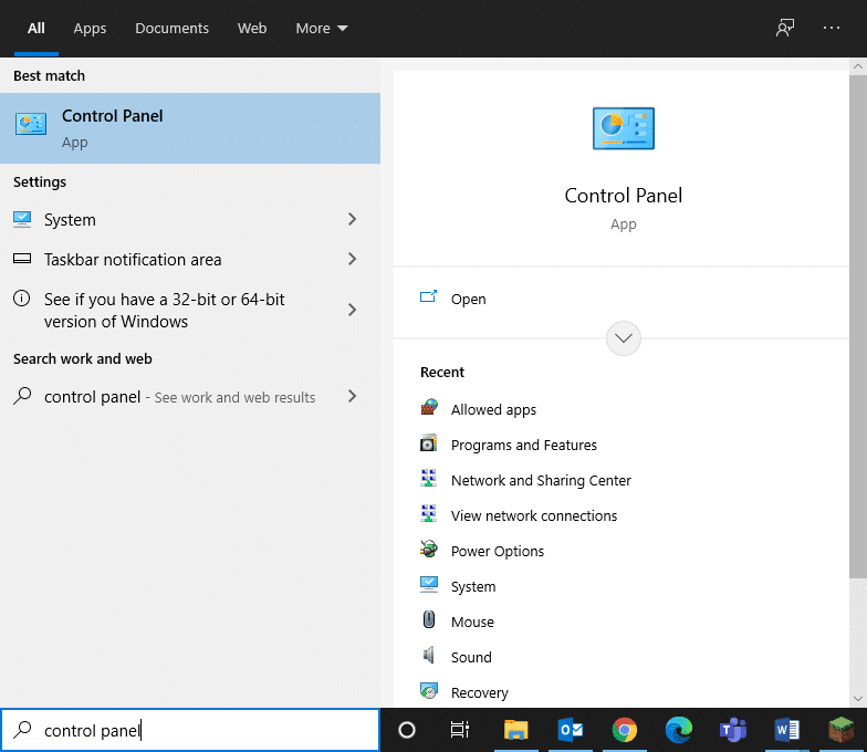 الآن ، قم بتشغيل لوحة التحكم وحدد البرامج | إصلاح io.netty.channel.AbstractChannel $ AnnotatedConnectException في Minecraft
