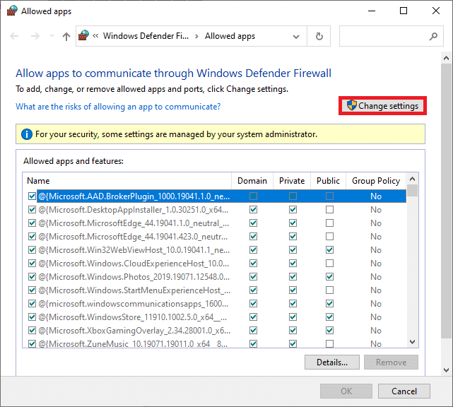هنا ، انقر فوق "تغيير الإعدادات" وانقر فوق "نعم" | إصلاح io.netty.channel.AbstractChannel $ AnnotatedConnectException في Minecraft