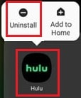 hapus instalan hulu