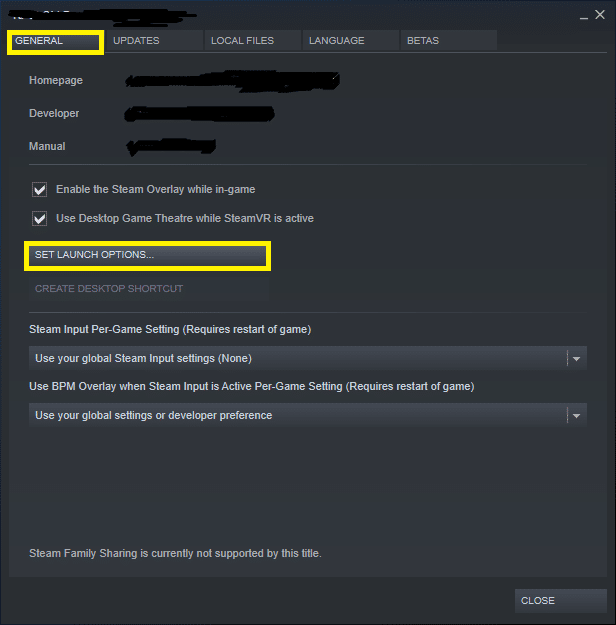 Burada, BAŞLATMA SEÇENEKLERİNİ AYARLA'yı seçin… ARK Nasıl Düzeltilir Davet için sunucu bilgisi sorgulanamıyor Hatası