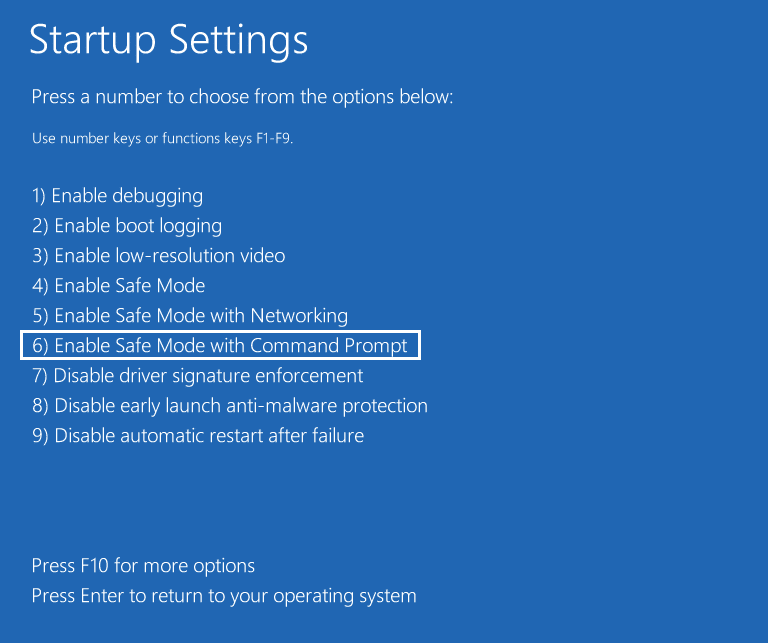 Aktifkan Safe Mode dengan Command Prompt