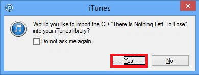 انقر فوق نعم