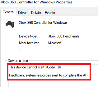 แก้ไขทรัพยากรระบบไม่เพียงพอที่มีอยู่เพื่อทำให้ API Error สมบูรณ์