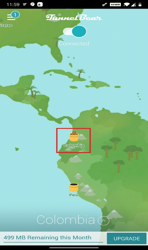 Ini akan memperbarui negara yang Anda pilih dan itu akan terhubung