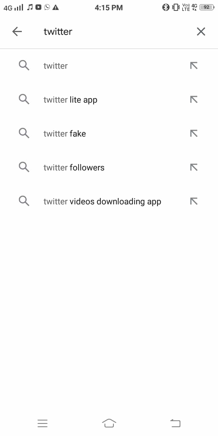 ที่นี่ พิมพ์ Twitter ในการค้นหาแอพและแถบเกม วิดีโอ Twitter ไม่เล่น