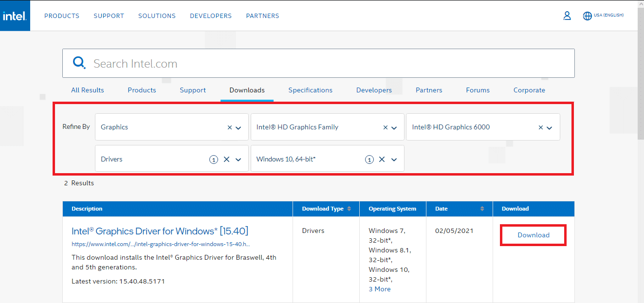 ดาวน์โหลดไดรเวอร์ Intel