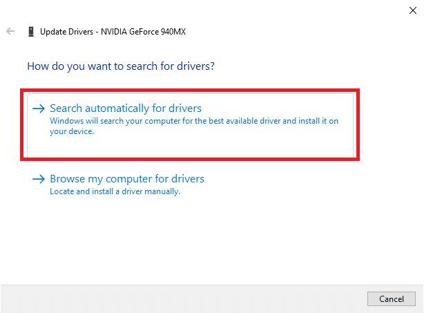 ค้นหาไดรเวอร์โดยอัตโนมัติ วิธีแก้ไขข้อผิดพลาด Warzone Dev 6068