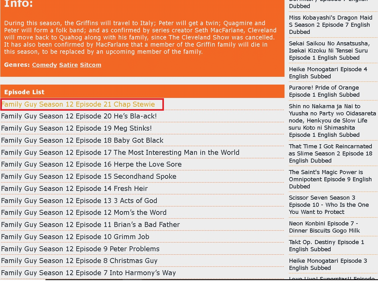 見たいエピソードを選択してください。