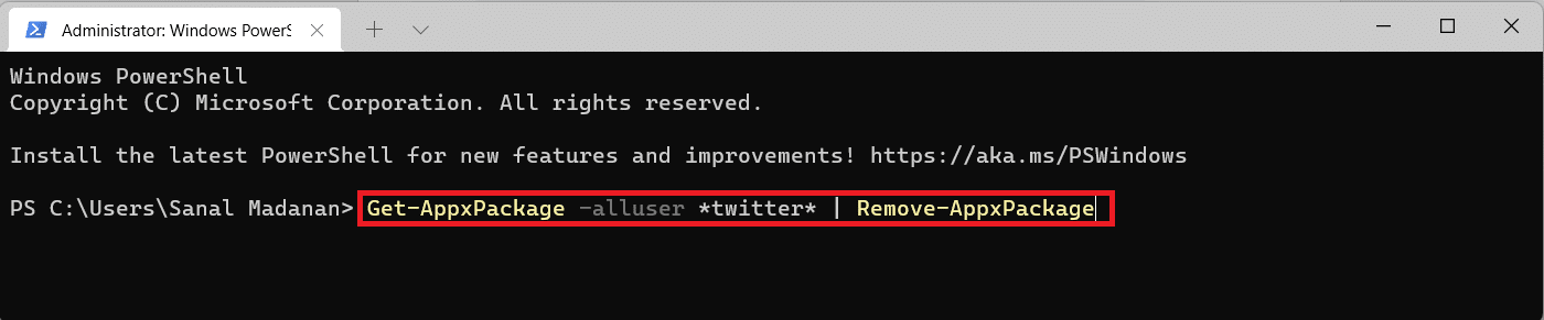 perintah untuk menghapus instalasi aplikasi dari semua pengguna Windows PowerShell. Cara debloat Windows 11