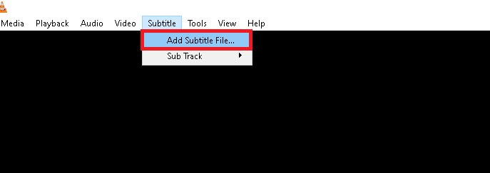 Klik Add Subtitle File... Cara Menambahkan Subtitle ke Film Secara Permanen