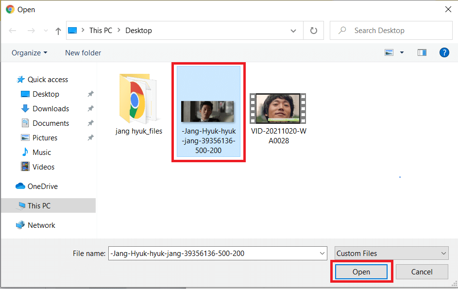 Pilih file film yang ingin Anda tambahkan subtitle. Klik tombol Buka, seperti yang ditunjukkan.