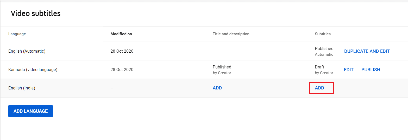 Klik tombol ADD, seperti yang ditunjukkan. Cara Menambahkan Subtitle ke Film Secara Permanen
