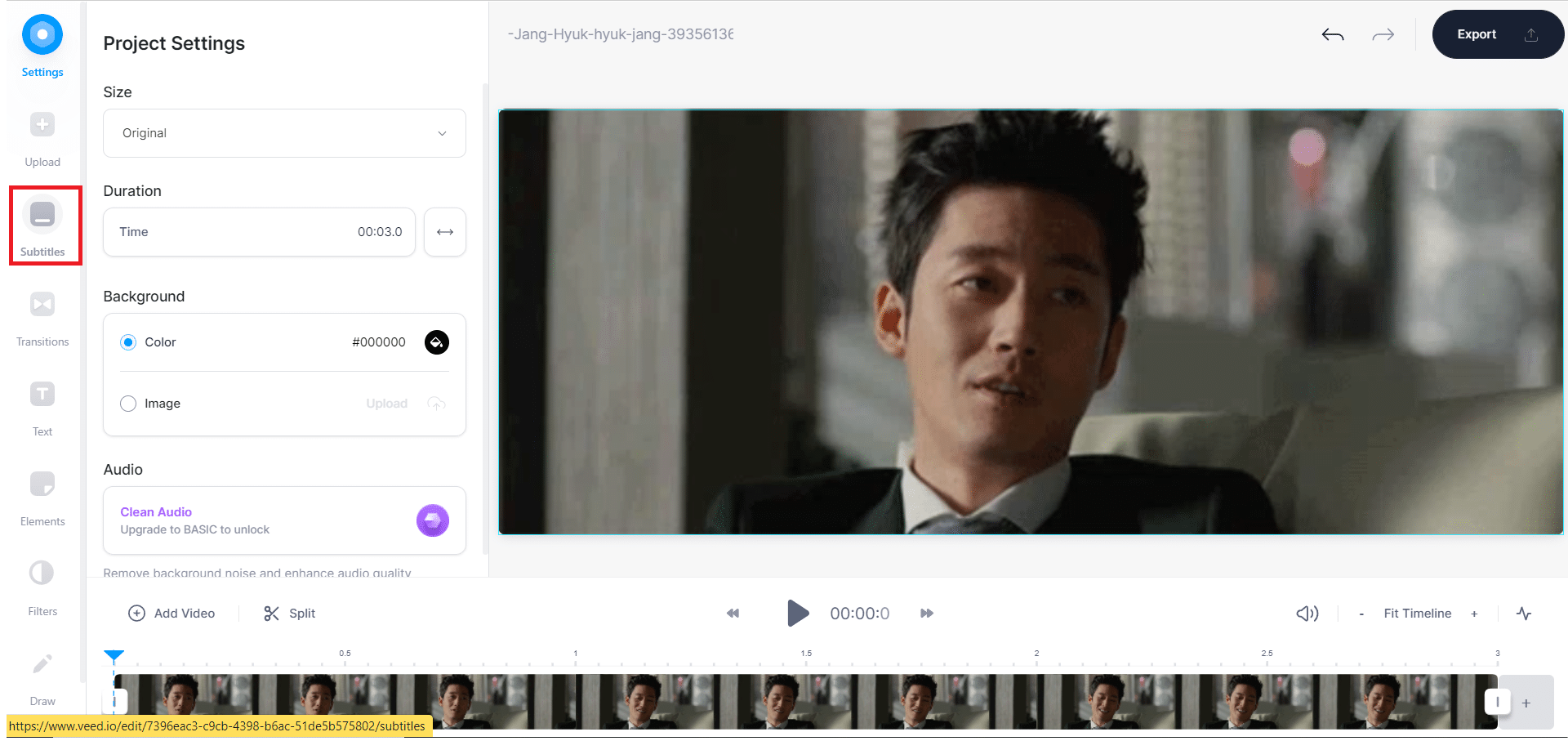 Di sisi kiri pilih opsi Subtitle.