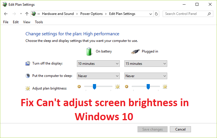 修正Windows10で画面の明るさを調整できない