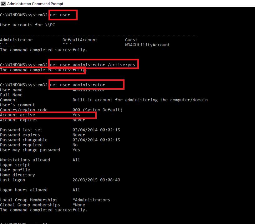 管理者コマンドプロンプト。ファイルを強制的に削除する方法Windows10