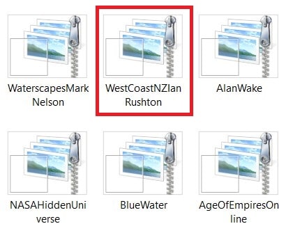 ダウンロードしたファイルをダブルクリックします。 Windows10用のテーマをダウンロードする方法