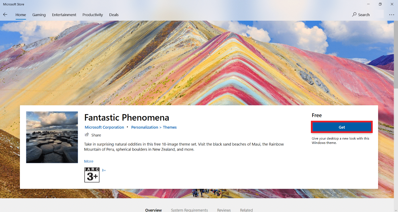 Klicken Sie auf die Schaltfläche Get, um es herunterzuladen.