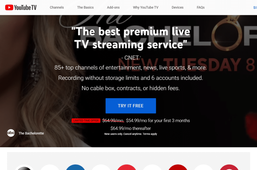 YouTubeTVにアクセスします。家族共有のYouTubeTVが機能しない問題を修正