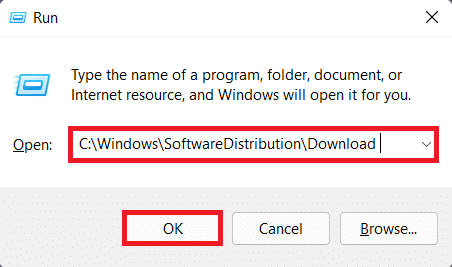 실행 대화 상자. Windows 11에서 업데이트 실패 설치 오류 0x800f0988을 수정하는 방법