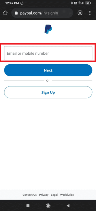 Wpisz swój zarejestrowany identyfikator e-mail lub numer telefonu. Jak usunąć PayPal?
